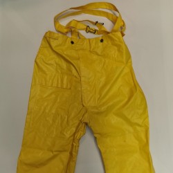 Pantalon ciré jaune marine...