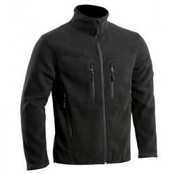 Blouson militaire polaire noir