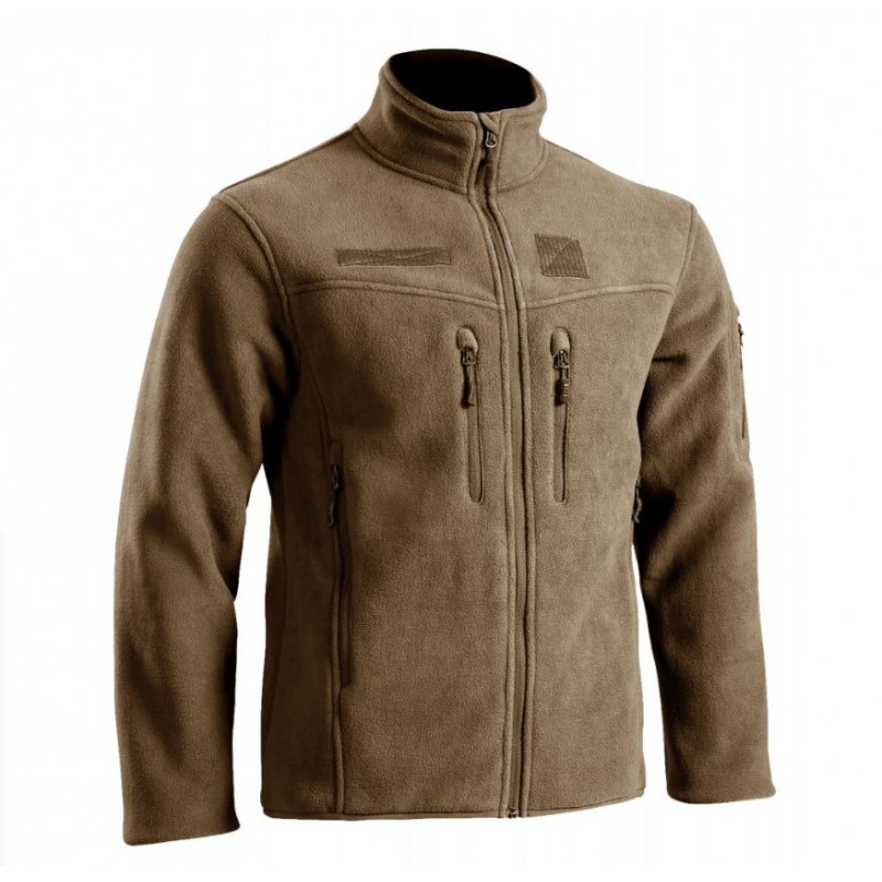 Blouson polaire beige