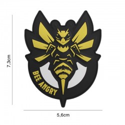 Patch USA bee angry