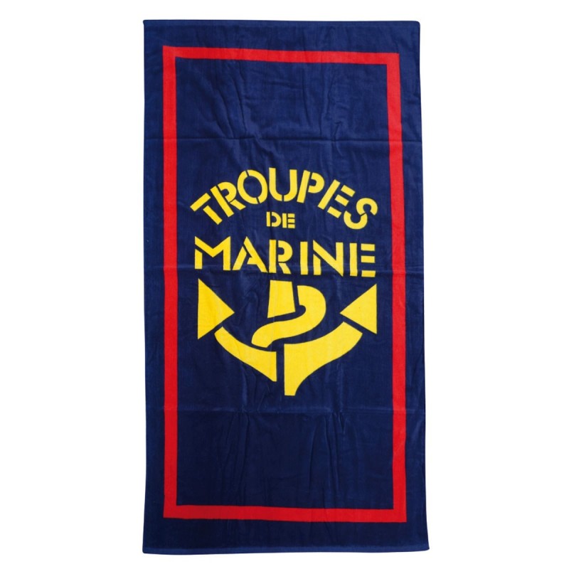 Serviette de plage troupe de marine