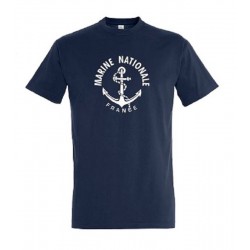 Tee shirt marine nationale française