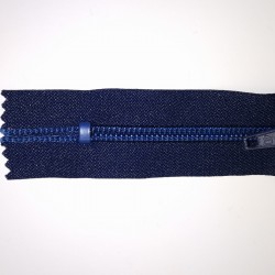 Fermeture éclair zip bleu 15cm