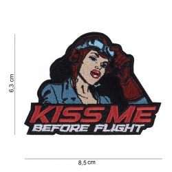 Patch kiss me before flight