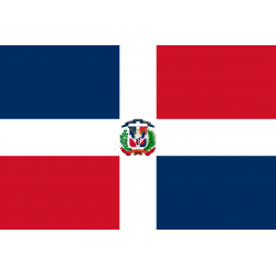 Drapeau de la république Dominicaine