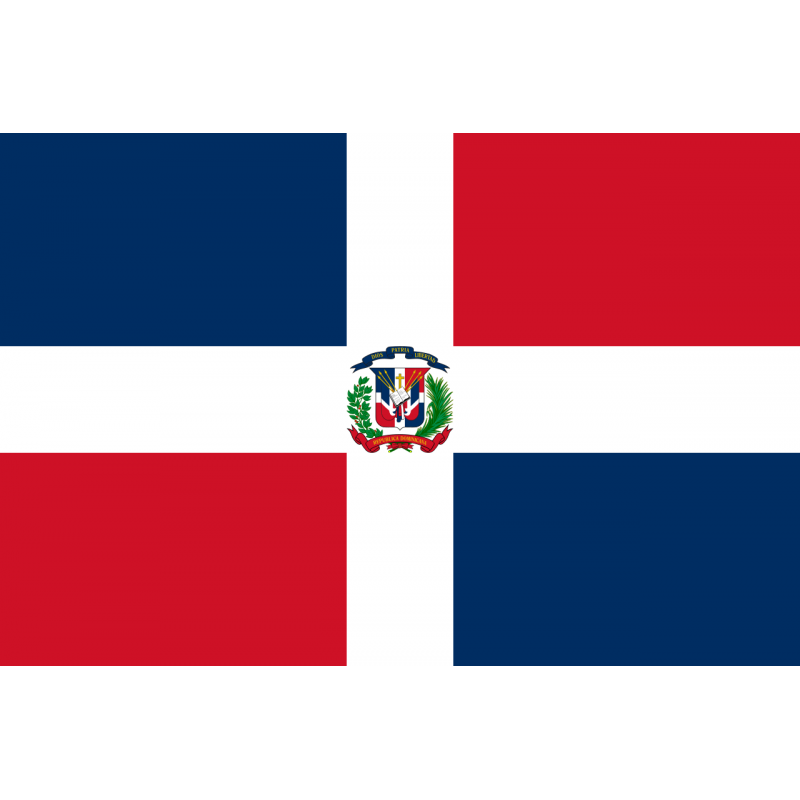 Drapeau de la république Dominicaine