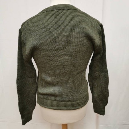 Pull Militaire Bundeswehr Bleu - Look Armée De Terre, Laine/polyaryle, Neuf