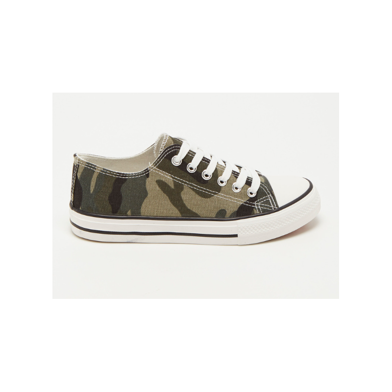 Chaussure camouflage type converse