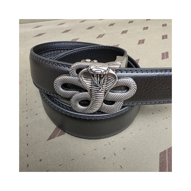 Ceinture cuir boucle serpent Ceinture cuir boucle serpent