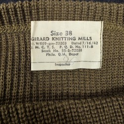 Pull sans manche US WW2