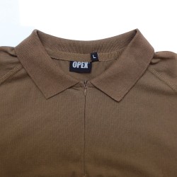 Polo col zippé invisible