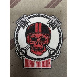 Patch biker born to ride