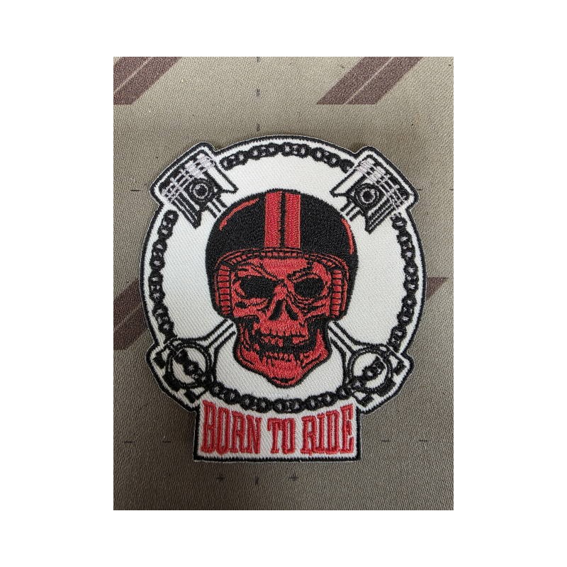 Patch biker born to ride