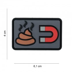 Patch aimant à merde
