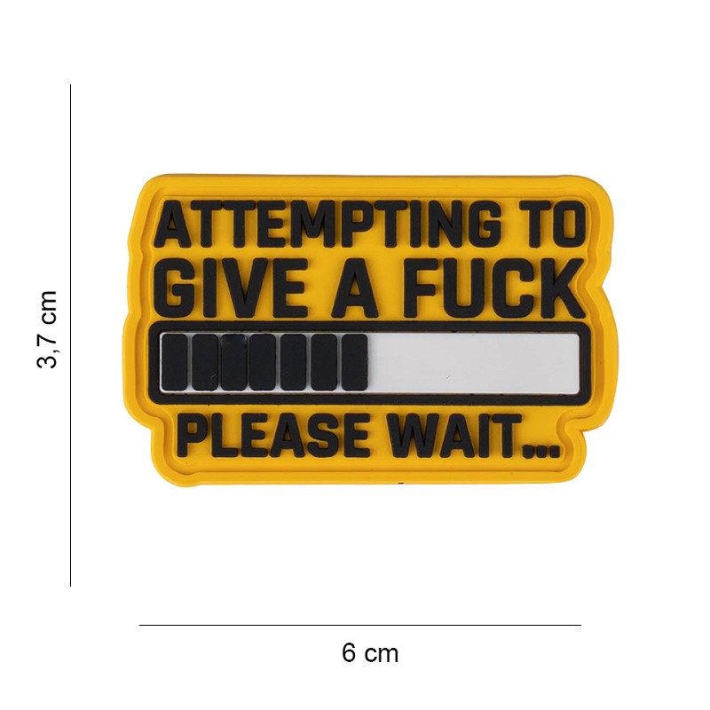 Patch attenpting to give a fuck
