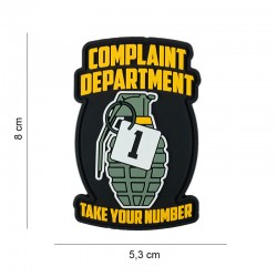 Patch airsoft complaint department