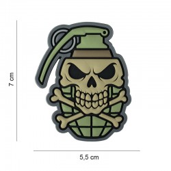 Patch skull grenade
