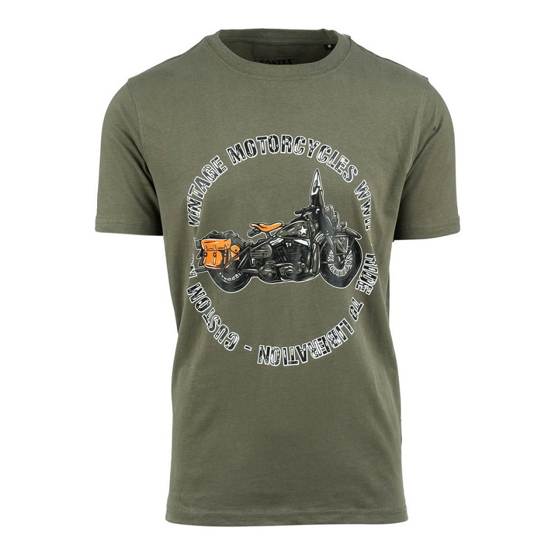 Tee-shirt motorcycle WW2