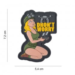 Patch girl pilot drone