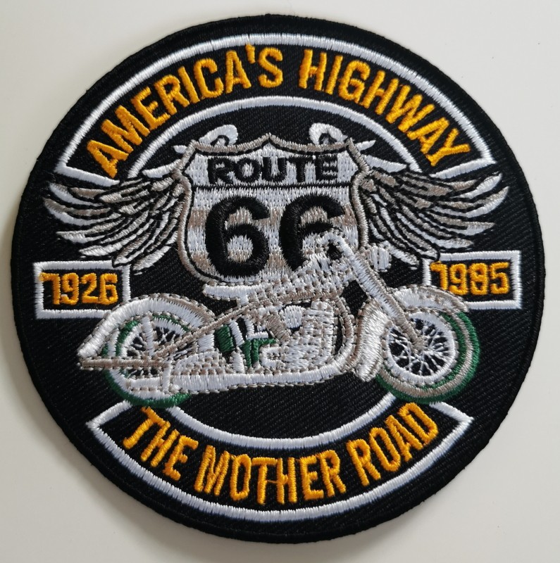 1pc Route 66 Patchs Brodés Drôles, Support De Repassage De Patch Militaire  Tactique, Accessoires Appliqués Mignons Pour Sacs À Dos, Gilets, Vestes