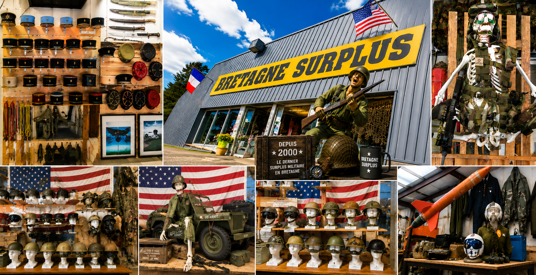 Véritable surplus militaire en bretagne 